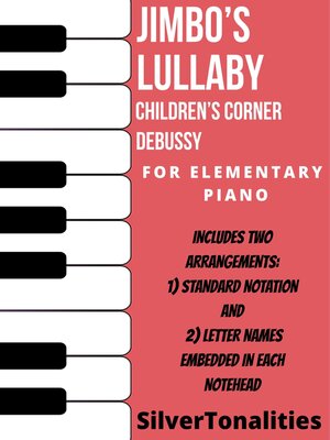 cover image of Jimbo's Lullaby Children's Corner Easy Elementary Piano Sheet Music Combo